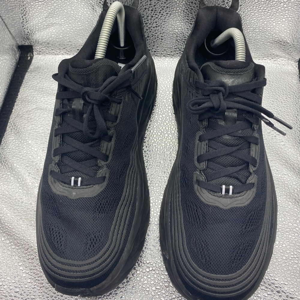 HOKA ONE ONE W BONDI 6 Women's Running Shoes 1019270 Black BBLC 10.5 * AMAZING